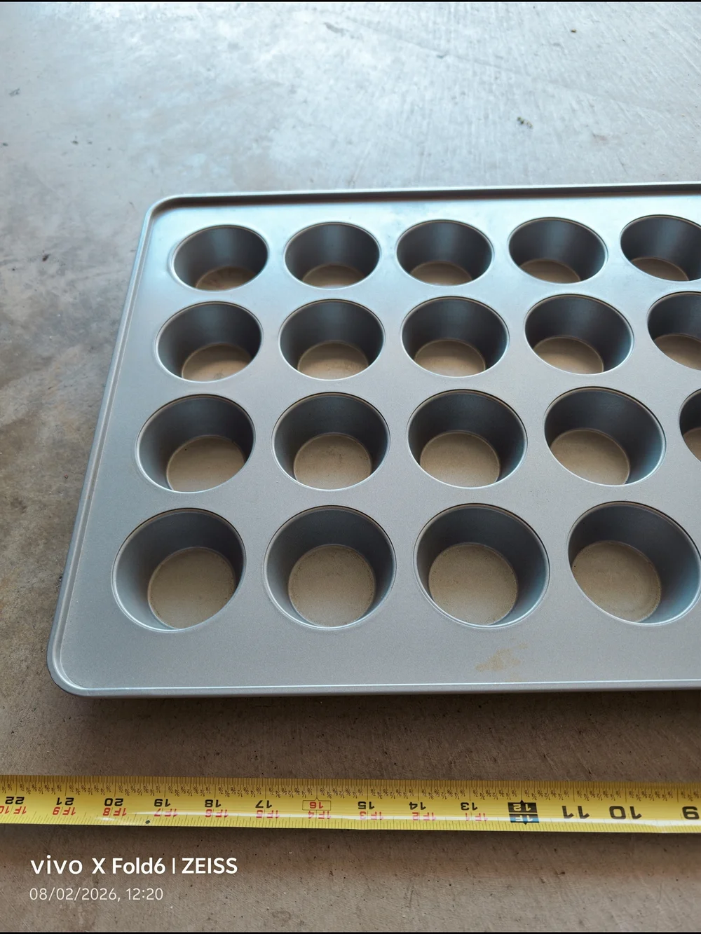 Nonstick 24-Cup Mini Muffin Pan in Light Blue